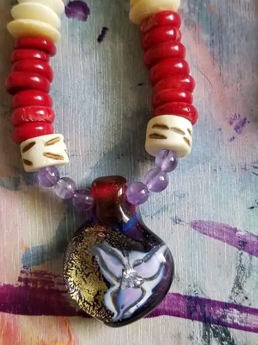 Bonfire Heart Necklace product image (3)
