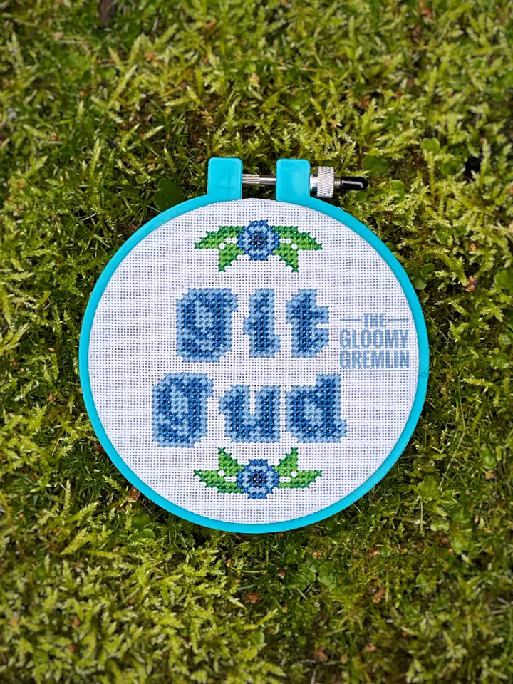 Git Gud - Cross Stitch Pattern product image (1)