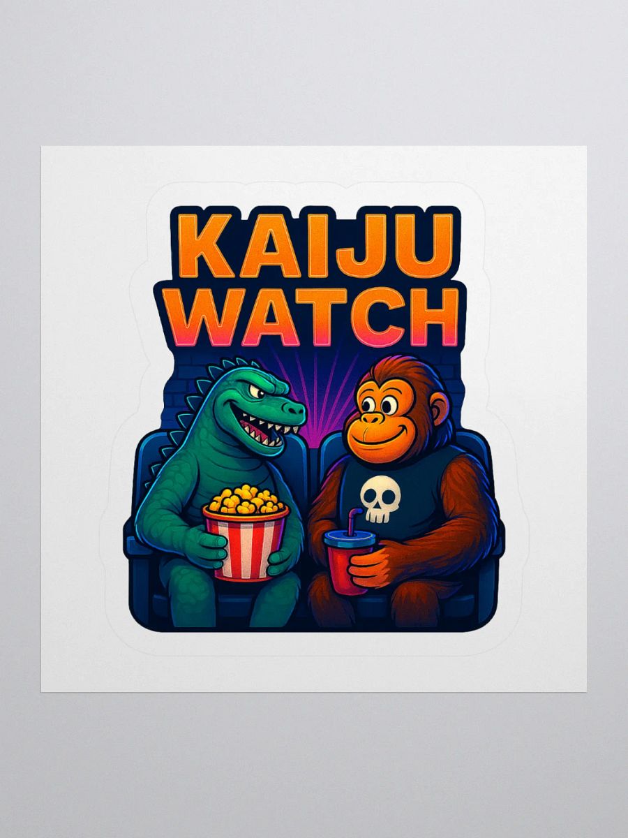 Friday Night Kaiju Watch Buddies Kiss Cut Stickers product image (1)