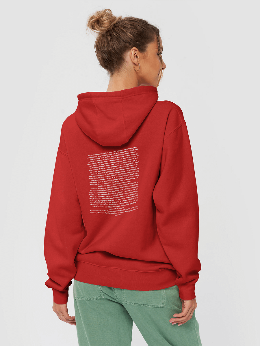 "Read The Fine Print" Matching Hoodie product image (4)