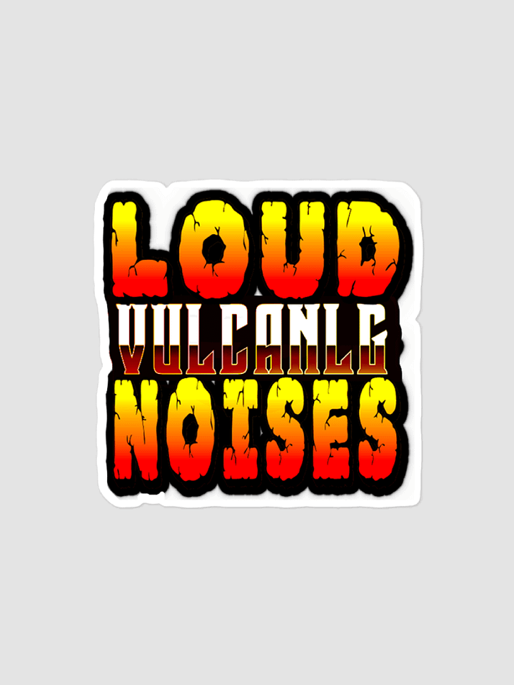 LOUD NOISES Logo Bubble-free stickers product image (1)