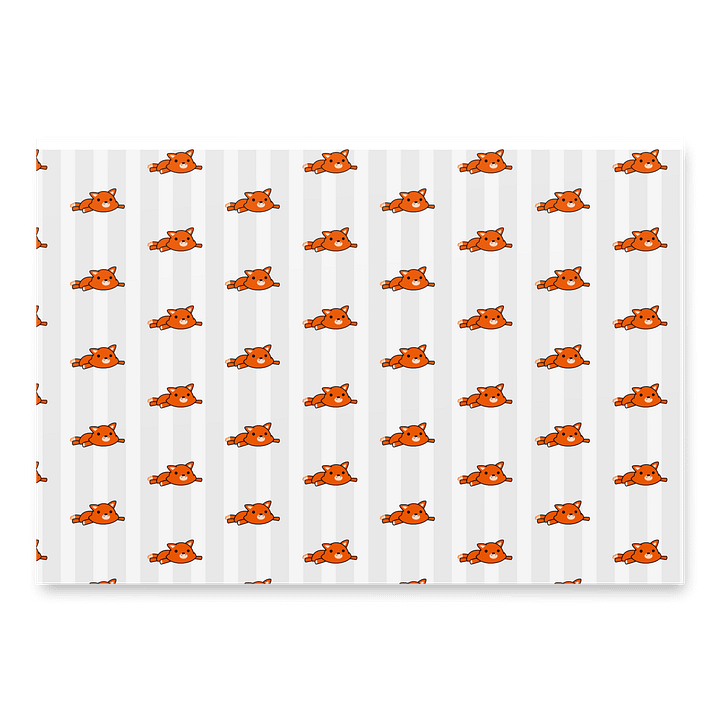 Fox Theme Matte Wrapping Paper Set product image (2)