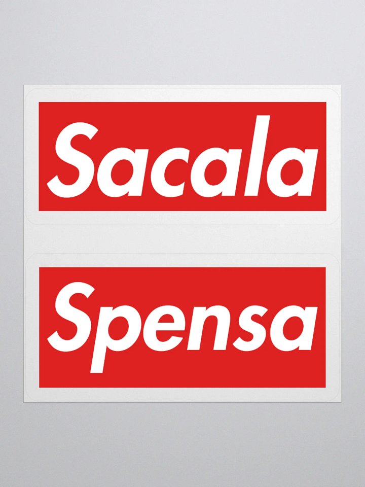 Sacala & Spensa Supreme Box Cut Sticker Pack product image (3)