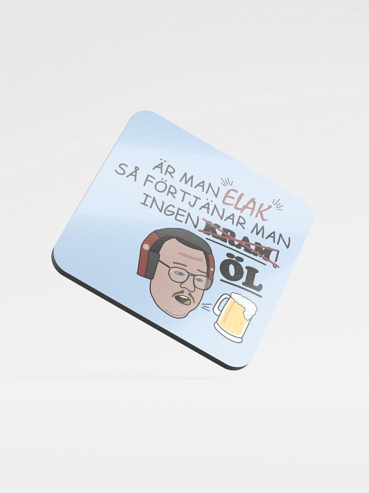 FÖRTJÄNAR INGEN ÖL - COASTER product image (1)