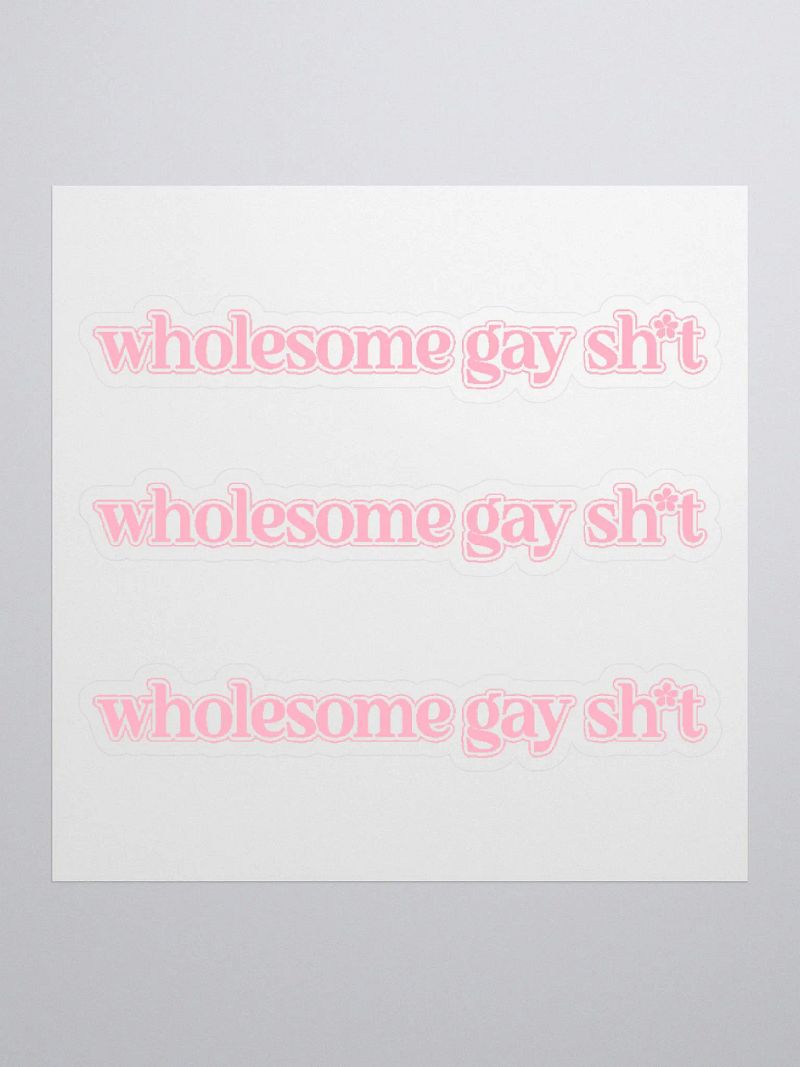 Wholesome Gay Stickers
