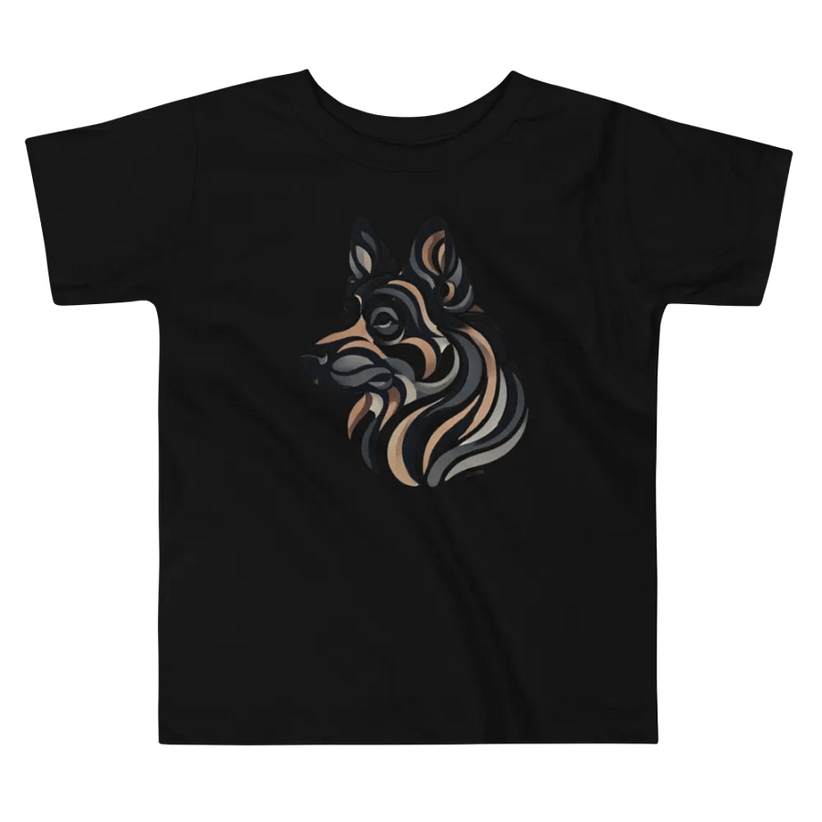 Toddler German Shepherd Abstract Art Tee product image (3)