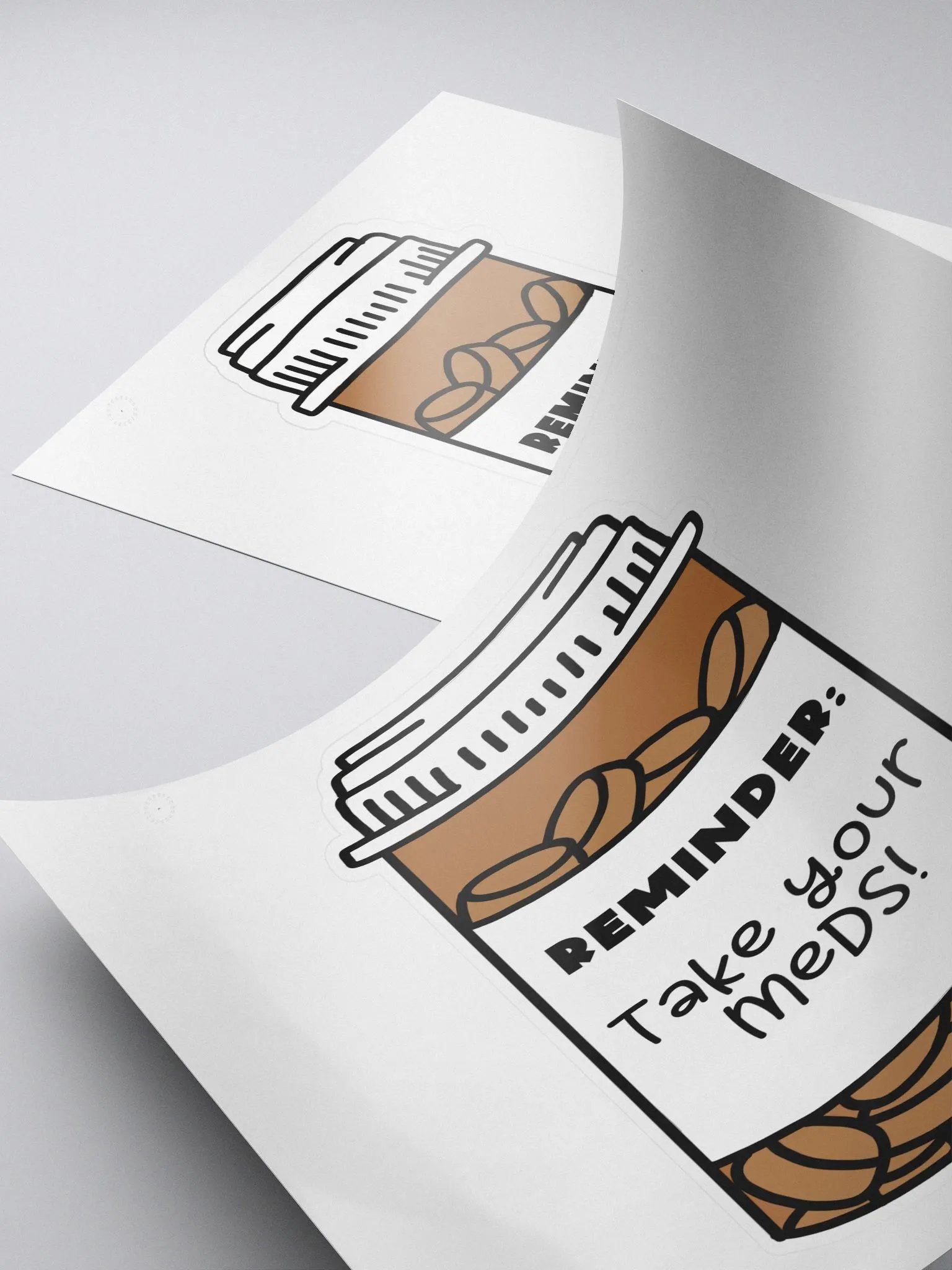 Take Your Meds Kiss Cut Sticker product image (4)