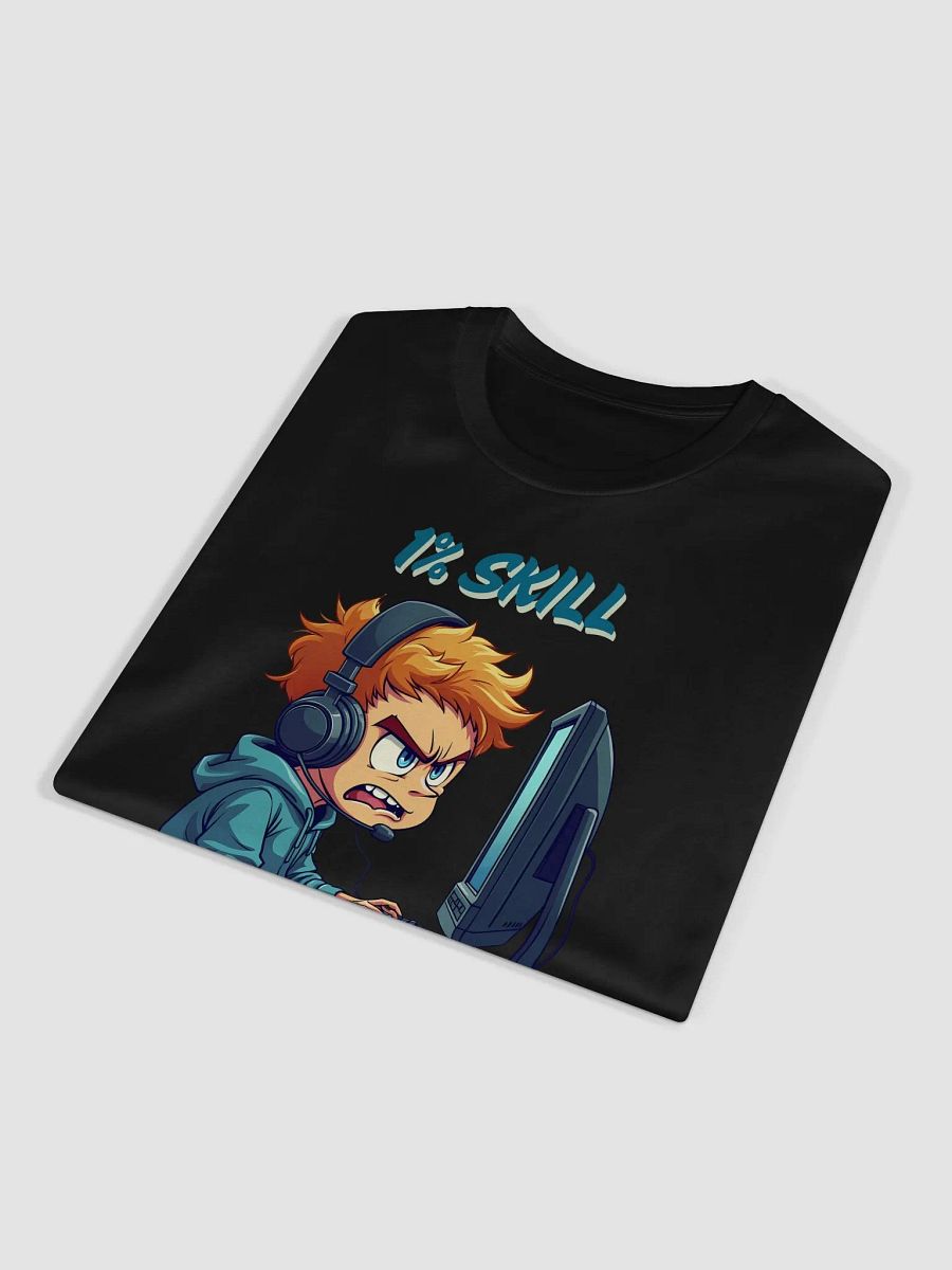 1% Skill 99% Trash Talk Gaming T-Shirt product image (20)