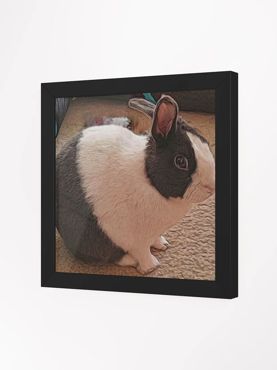 Black and White Bunny Framed Poster product image (18)