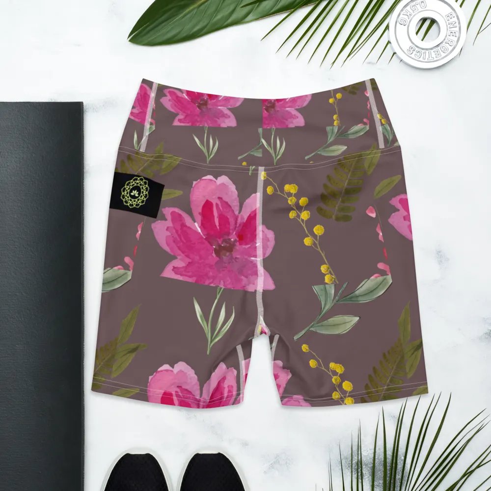 Blossom Harmony Yoga Shorts product image (5)