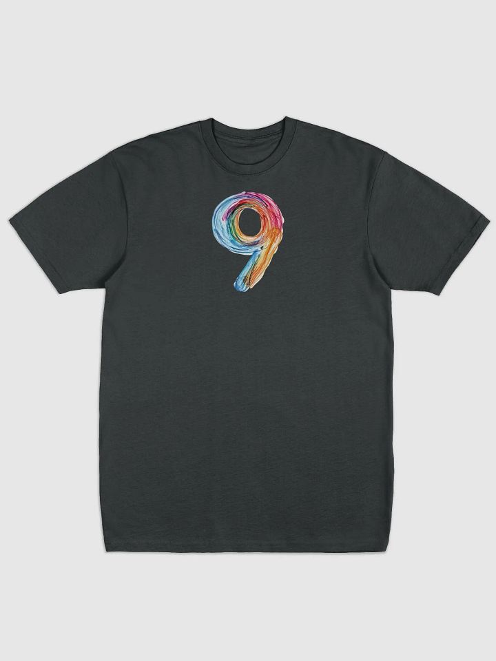Vibrant Number 9 Artistic Tee product image (1)