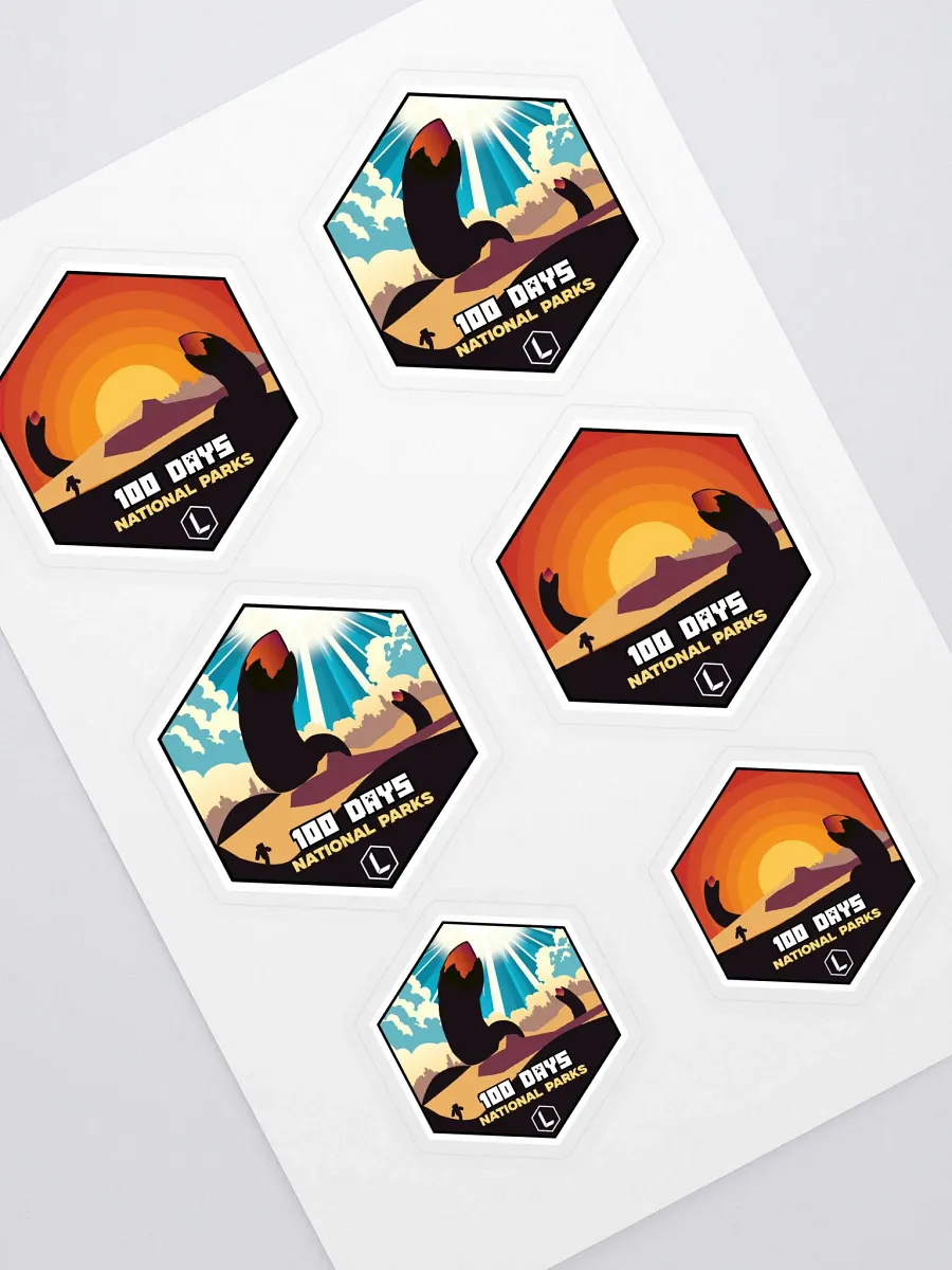The Desert Worm Sticker Sheet product image (1)