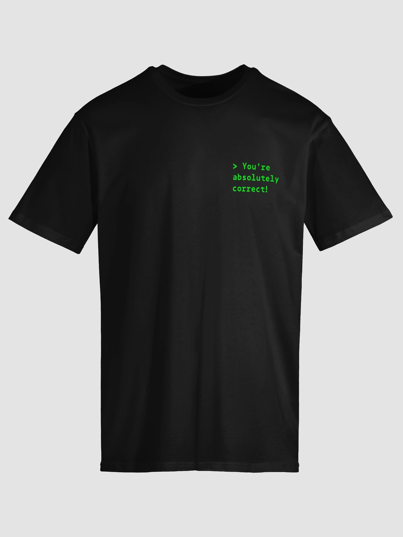 "You're absolutely correct!" T-Shirt product image (4)