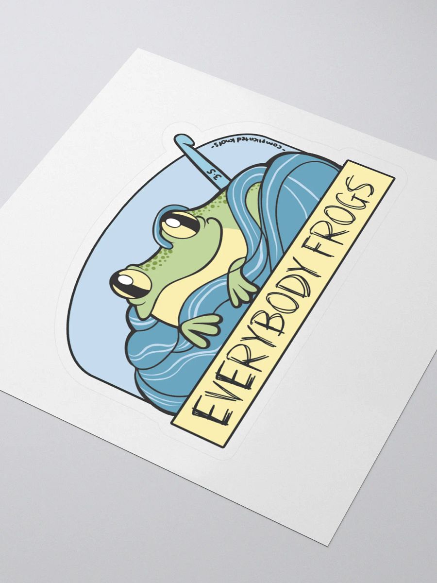 Everybody Frogs Kiss Cut Stickers product image (4)