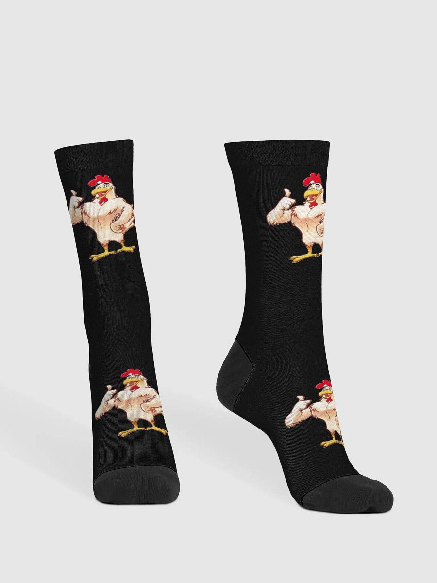 Upside-Down Chickens Crew Socks product image (2)