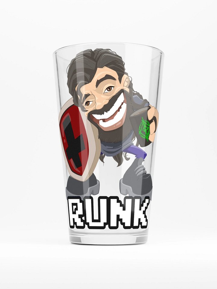RUNK pint glass product image (1)