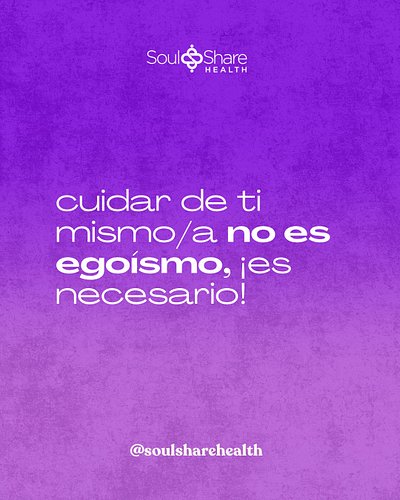 Prioriza tu bienestar emocional y recuerda que cuidar de ti mismo/a no es egoísmo, ¡es necesario! 💙

#SoulShareHealth #SaludM...