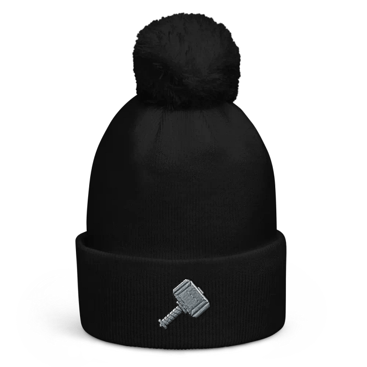 Graphic Hammer Pom-Pom Beanie product image (1)