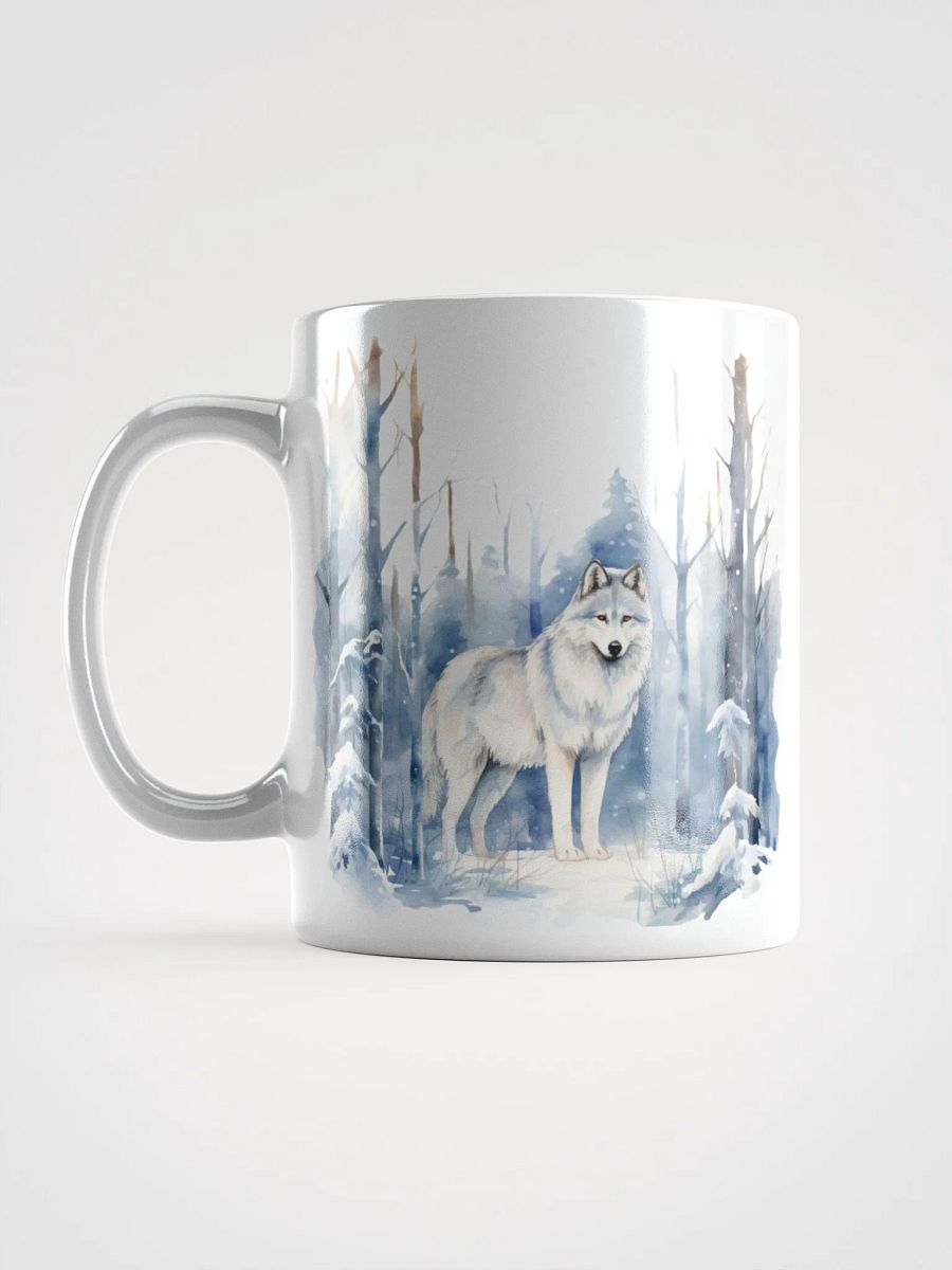 Snowy Wolf Reflection Mug product image (6)