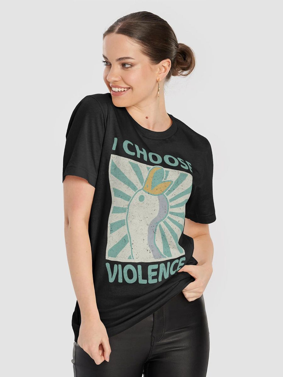 I Choose Violence Goose Honk Funny T-Shirt product image (56)