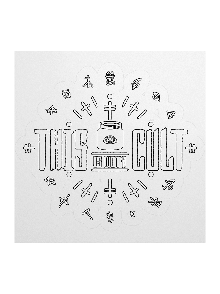 This Is Not a Cult - Kiss Cut Stickers product image (2)