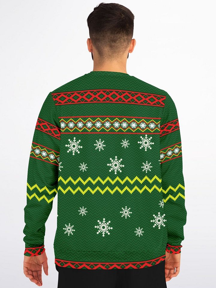 “Nice Until Proven Naughty” Santa Christmas Sweatshirt | Cool Santa Holiday Jumper | Sassy Unisex Party Outfit | Ugly Christmas Sweater Gift product image (2)