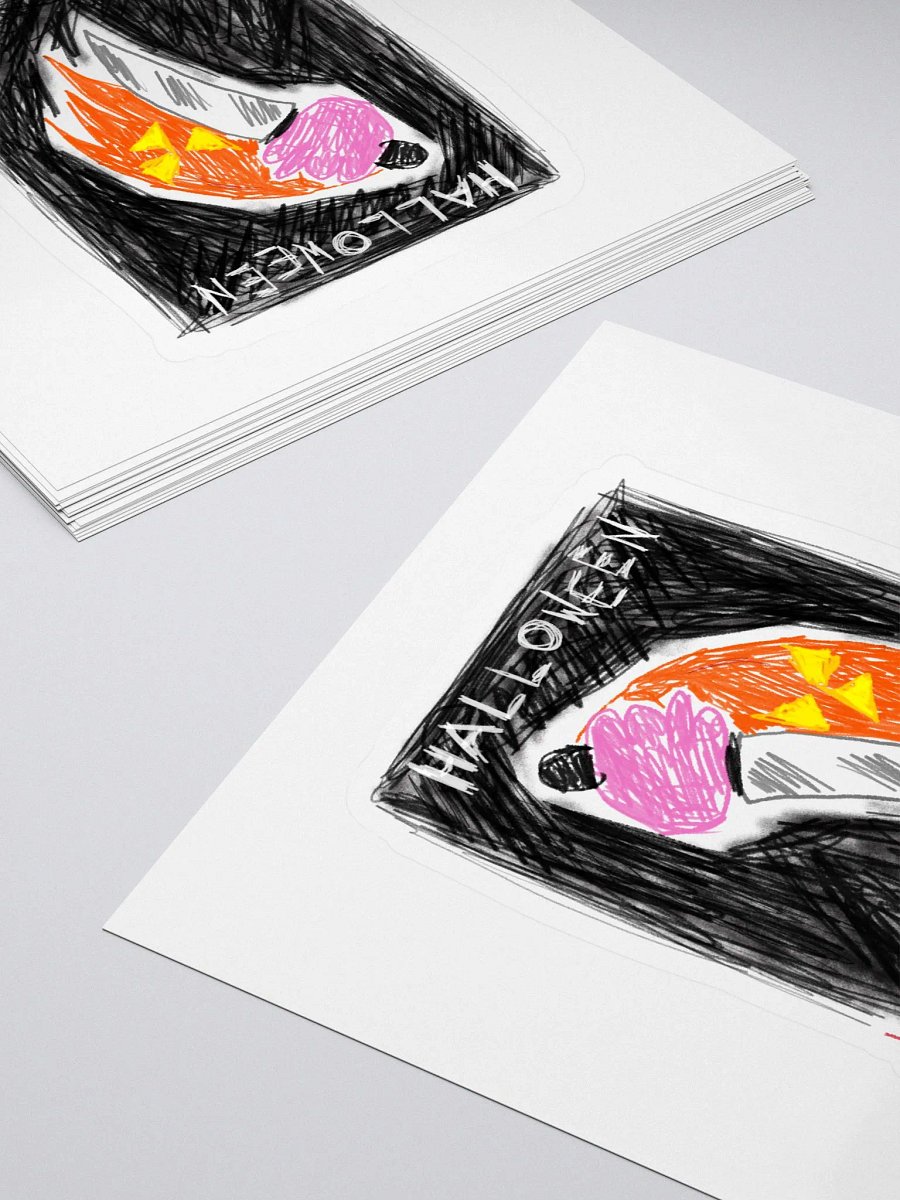 🔥 "HALLOWEEN" Creepy Horror Sticker 🔪 product image (4)