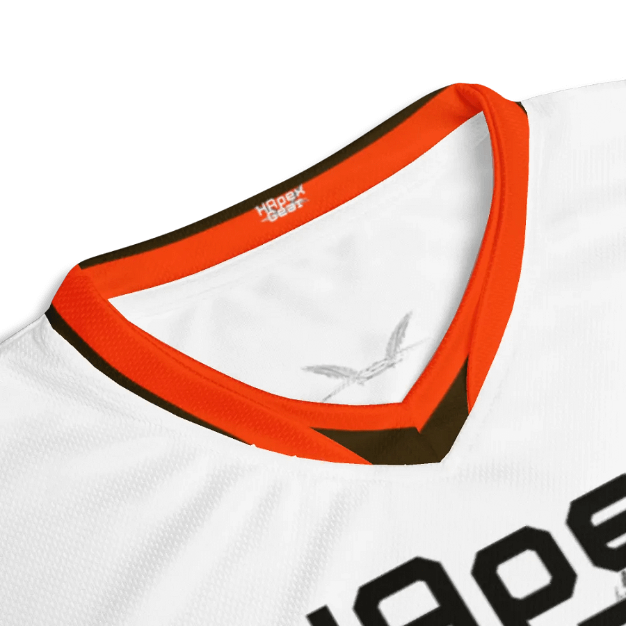 Uncle Buck - White - Recycled Unisex Sports Jersey - Black HApex Gear Black Logo product image (4)