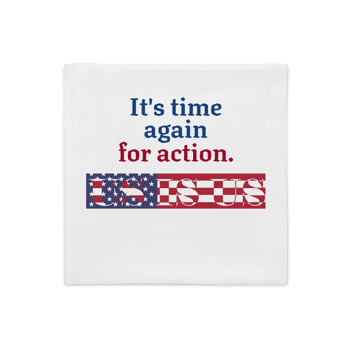 US IS US - Patriotic Action All-Over Print Pillow Case product image (1)