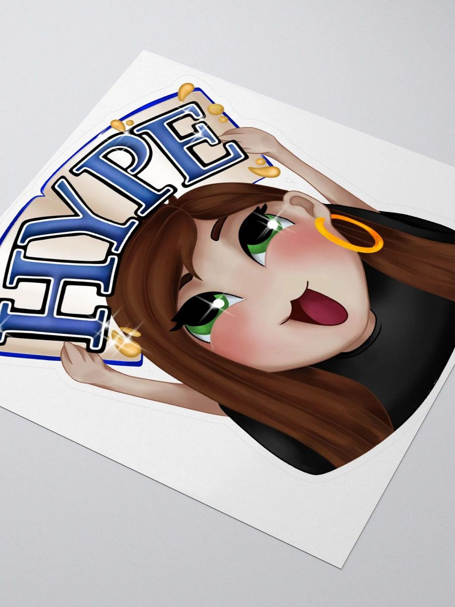 LitGirl Hype Emote Sticker product image (8)