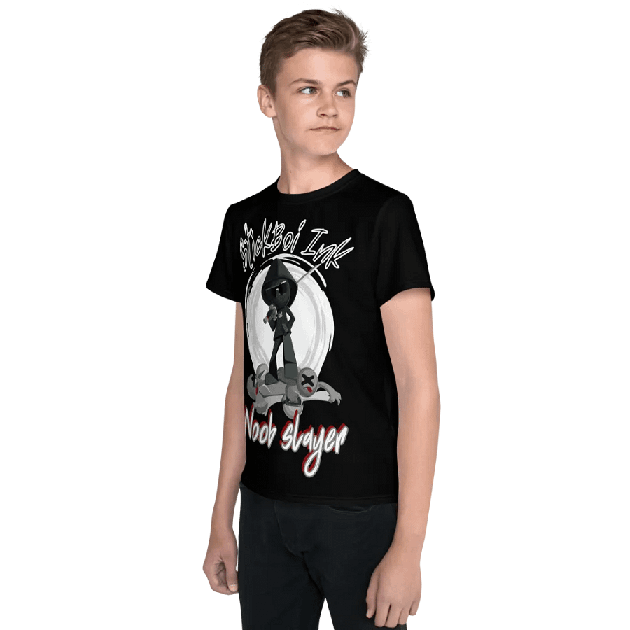 Youth Gamer tshirt – NOOB Slayer by StickBoi Ink product image (5)