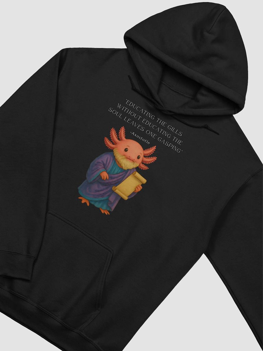 Axostotle - Educating the Gills Axolotl Aristotle Philosophy Hoodie product image (16)