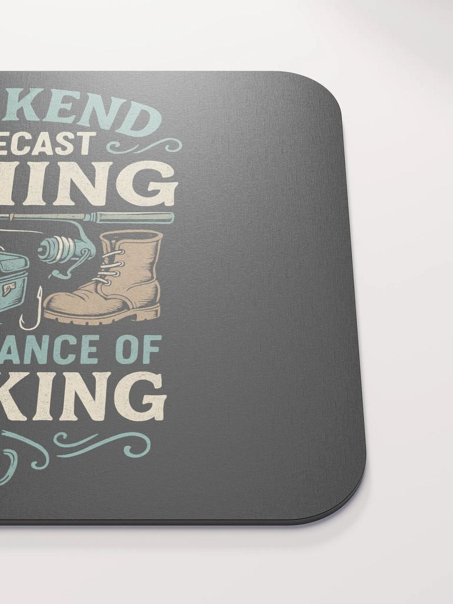 Funny Desk Pad – Fishing Forecast with a Chance of Drinking product image (5)