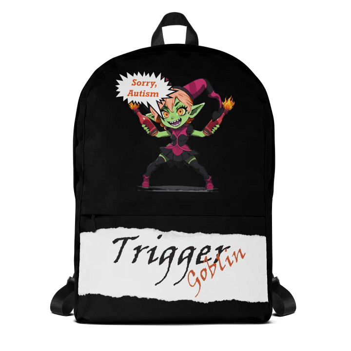 Sorry Autism Backpack product image (1)