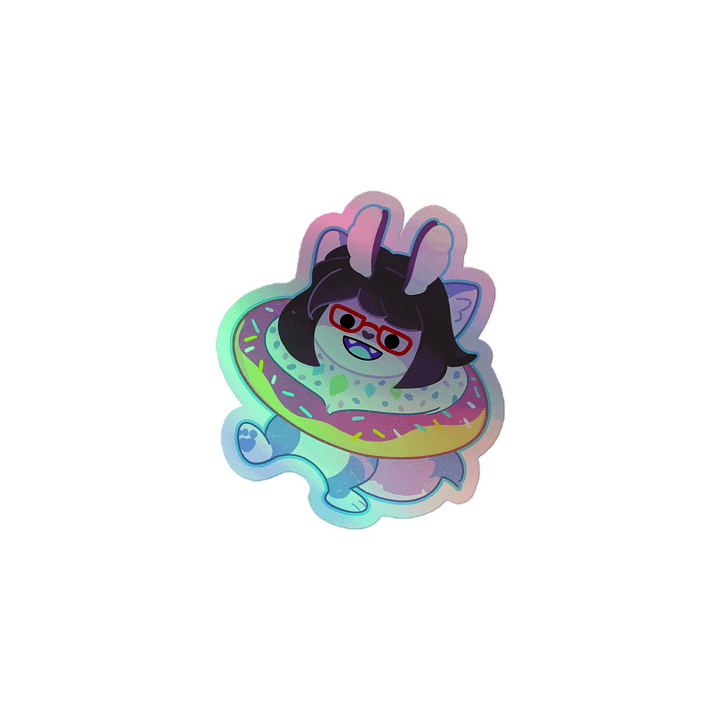 Holo Robin Donut Sticker product image (1)