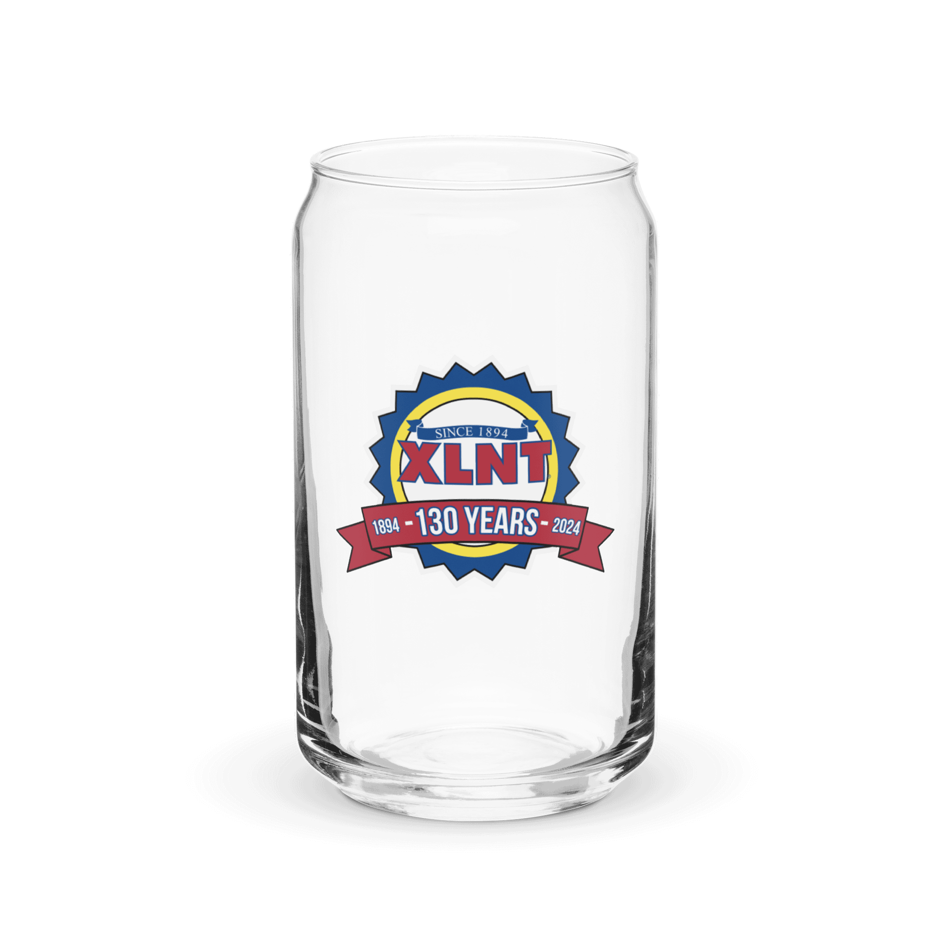 XLNT Foods Can Anniversary Logo Glass product image (1)