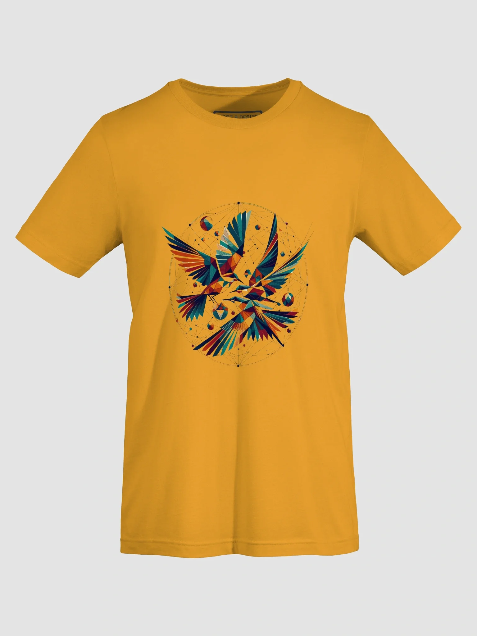 Geometric Avian Elegance T-Shirt product image (7)