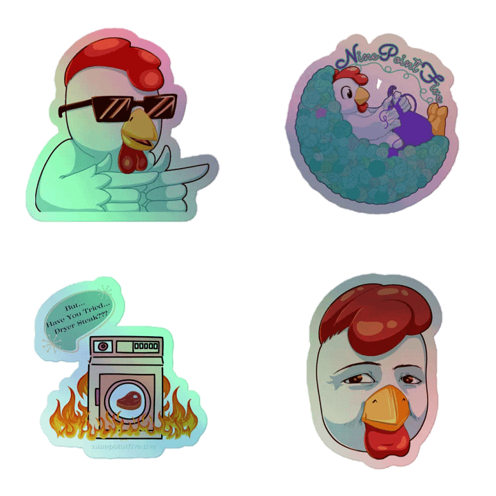 Holographic Emote Sticker Sheet product image (1)