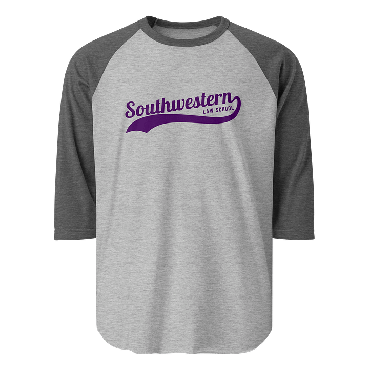 SWLAW- Baseball Tee Purple Design product image (1)