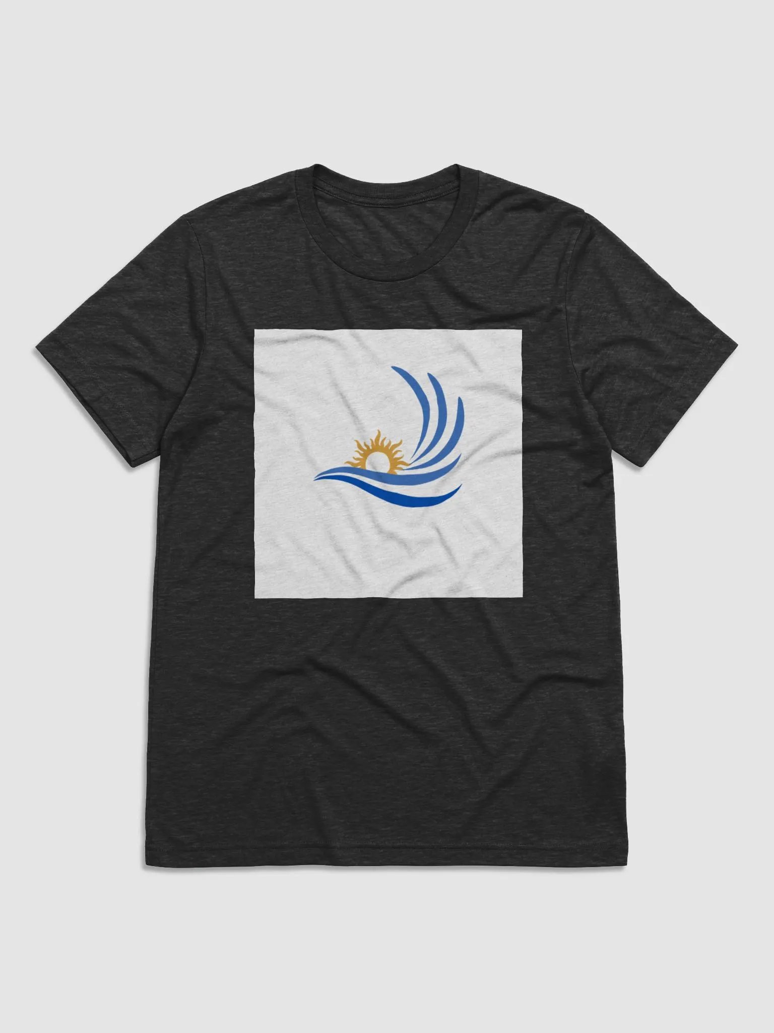 Golden Sun Wave Triblend Tee product image (3)