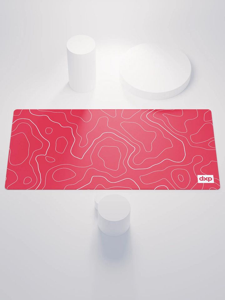 Topography Mouse Pad | Red product image (1)