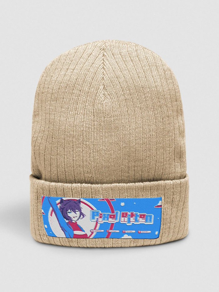 Pixel Kitten's Eco-Friendly Ribbed Beanie product image (1)