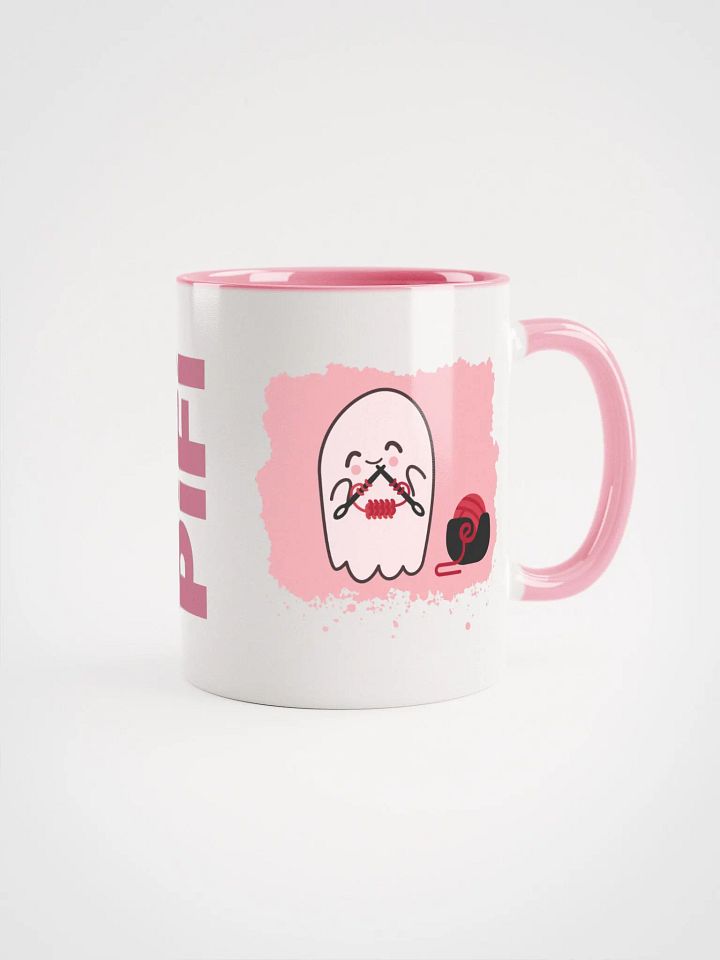 Ghost Hero Crocheting Ceramic Mug product image (1)