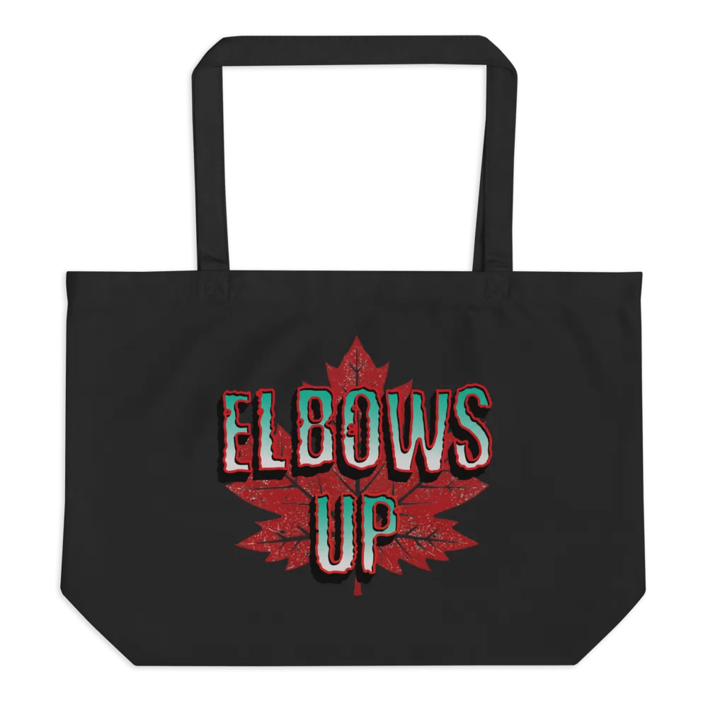 Elbows Up Maple Leaf Eco Tote product image (1)
