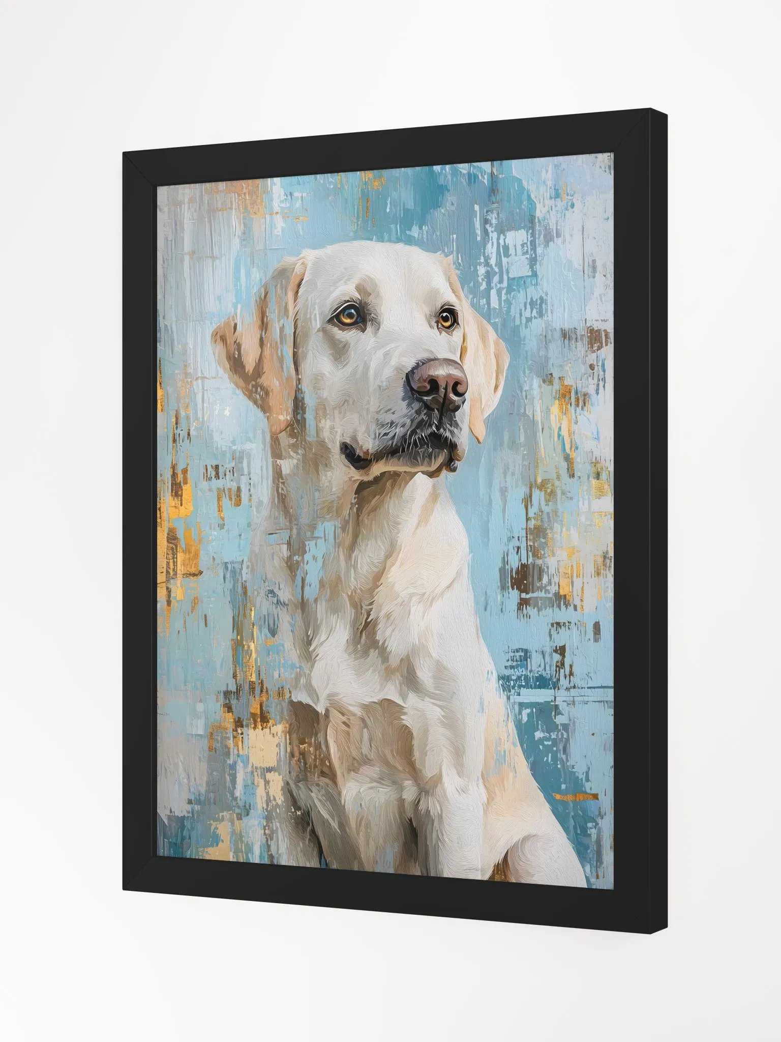 Labrador Retriever Abstract Framed Poster Art product image (17)
