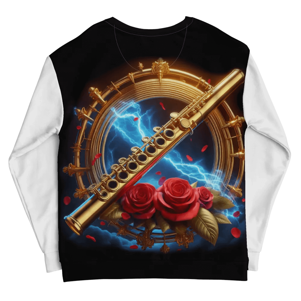 Electric Golden Flute Symphony - Unisex Sweatshirt #10 product image (10)