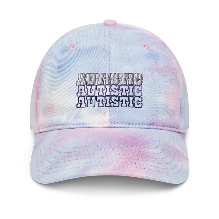 AUTISTIC tie-dye dad hat product image (11)