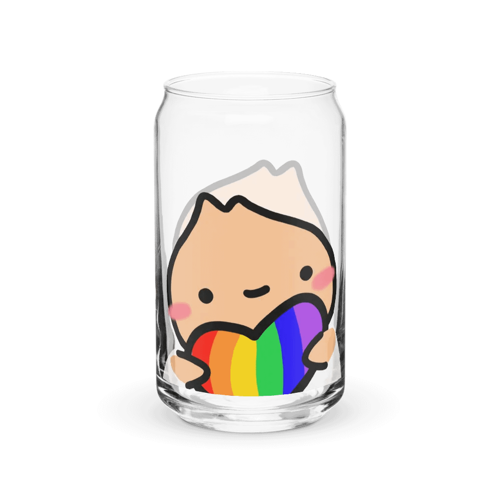 Dumpling Pride Heart | Can-Shaped Glass product image (11)