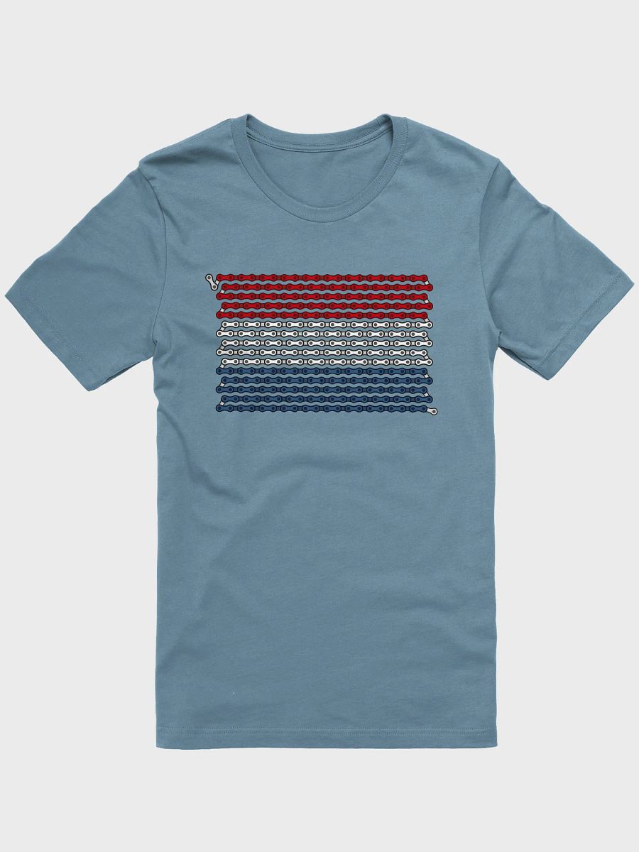 Netherlands Bike Chain Flag on Dark Color Supersoft Tee product image (5)
