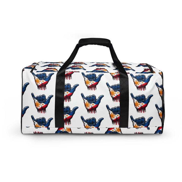 Mabuhay The Aloha of the Philippines Duffle Bag - Shaka Hang Loose Vibes for Your Adventures product image (2)